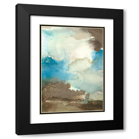 Earth and Sky II Black Modern Wood Framed Art Print with Double Matting by Combs, Joyce