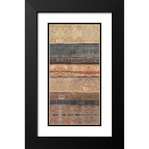 Earthy Reflections I Black Modern Wood Framed Art Print with Double Matting by Bagnato, Judi
