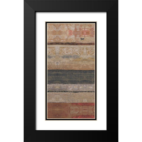 Earthy Reflections II Black Modern Wood Framed Art Print with Double Matting by Bagnato, Judi