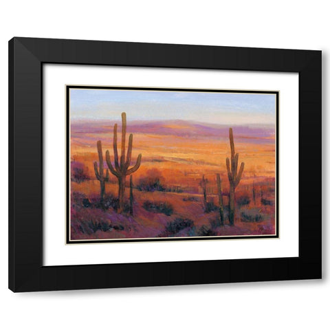 Desert Light II Black Modern Wood Framed Art Print with Double Matting by OToole, Tim