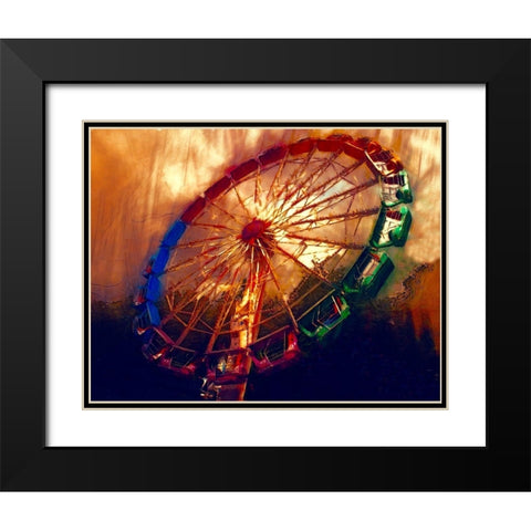 Wild Merry II Black Modern Wood Framed Art Print with Double Matting by Curinga, Kim