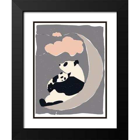 Dreamers I Black Modern Wood Framed Art Print with Double Matting by Delamater, Rob