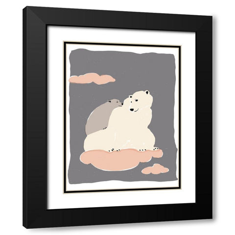 Dreamers III Black Modern Wood Framed Art Print with Double Matting by Delamater, Rob