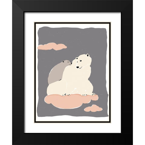 Dreamers III Black Modern Wood Framed Art Print with Double Matting by Delamater, Rob