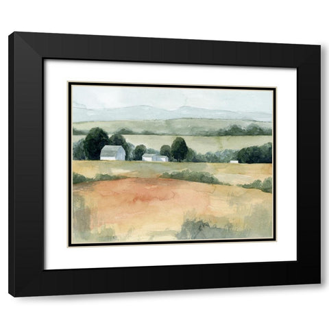 Family Farm I Black Modern Wood Framed Art Print with Double Matting by Popp, Grace