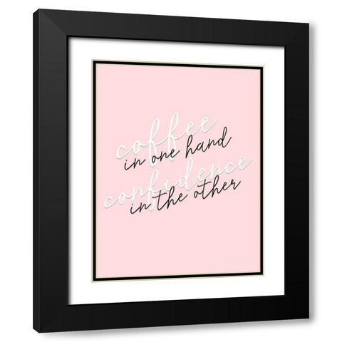 GRL PWR III Black Modern Wood Framed Art Print with Double Matting by Hambly, Anna