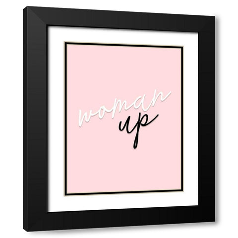 GRL PWR VI Black Modern Wood Framed Art Print with Double Matting by Hambly, Anna