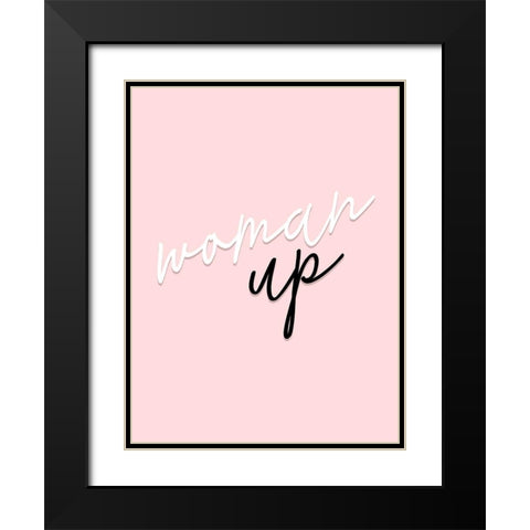 GRL PWR VI Black Modern Wood Framed Art Print with Double Matting by Hambly, Anna
