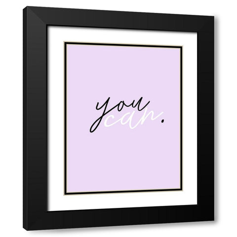 GRL PWR VII Black Modern Wood Framed Art Print with Double Matting by Hambly, Anna
