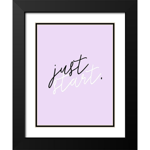 GRL PWR VIII Black Modern Wood Framed Art Print with Double Matting by Hambly, Anna