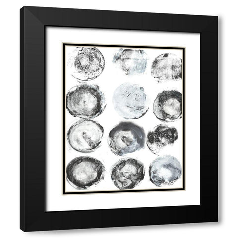 BandW Imprint I Black Modern Wood Framed Art Print with Double Matting by Fuchs, Jodi