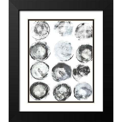 BandW Imprint I Black Modern Wood Framed Art Print with Double Matting by Fuchs, Jodi