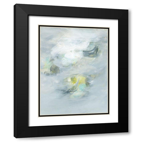 The Calm I Black Modern Wood Framed Art Print with Double Matting by Fuchs, Jodi