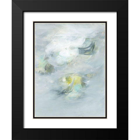 The Calm I Black Modern Wood Framed Art Print with Double Matting by Fuchs, Jodi