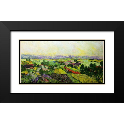 Dawns Early Light Black Modern Wood Framed Art Print with Double Matting by Friedlander, Allan