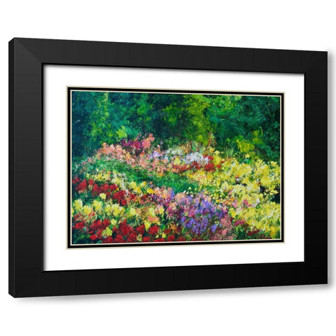 Forest Garden Black Modern Wood Framed Art Print with Double Matting by Friedlander, Allan