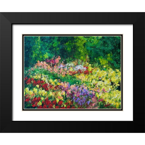 Forest Garden Black Modern Wood Framed Art Print with Double Matting by Friedlander, Allan