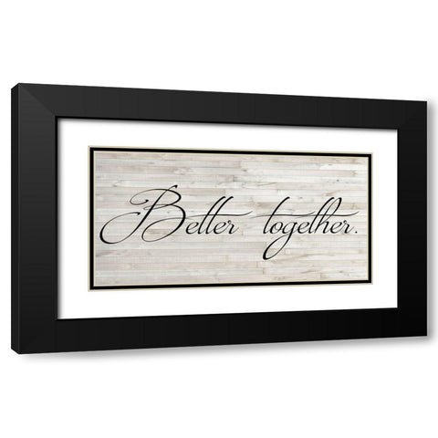 Family Inspiration III Black Modern Wood Framed Art Print with Double Matting by Ludwig, Alicia