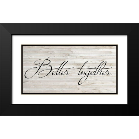 Family Inspiration III Black Modern Wood Framed Art Print with Double Matting by Ludwig, Alicia