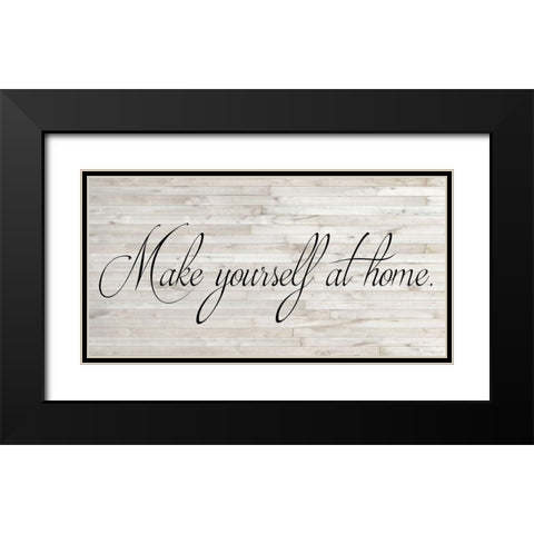 Family Inspiration IV Black Modern Wood Framed Art Print with Double Matting by Ludwig, Alicia