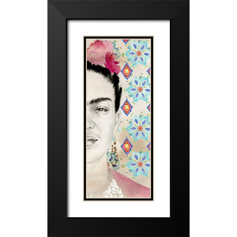 Frida Diptych I Black Modern Wood Framed Art Print with Double Matting by Parker, Jennifer Paxton