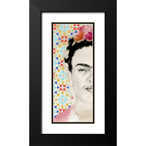 Frida Diptych II Black Modern Wood Framed Art Print with Double Matting by Parker, Jennifer Paxton