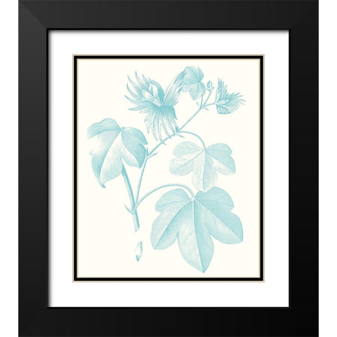 Botanical Study in Spa IV Black Modern Wood Framed Art Print with Double Matting by Vision Studio
