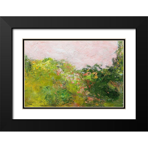 Swindon Black Modern Wood Framed Art Print with Double Matting by Friedlander, Allan