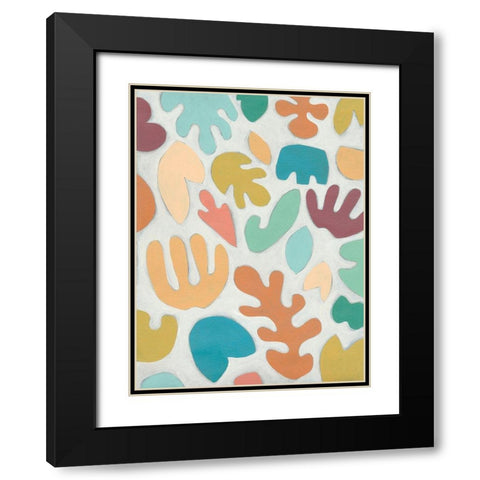 Flotsam I Black Modern Wood Framed Art Print with Double Matting by Zarris, Chariklia