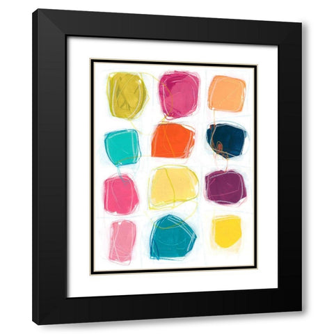 Vivid Windows II Black Modern Wood Framed Art Print with Double Matting by Vess, June Erica