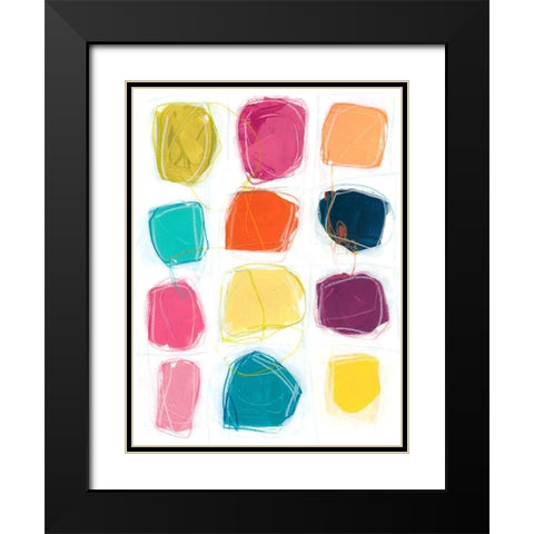 Vivid Windows II Black Modern Wood Framed Art Print with Double Matting by Vess, June Erica