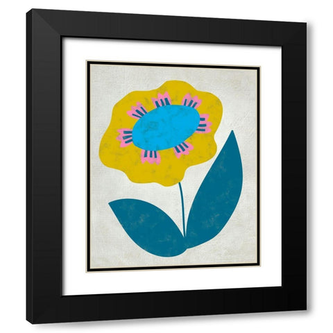 Summer Soiree II Black Modern Wood Framed Art Print with Double Matting by Zarris, Chariklia