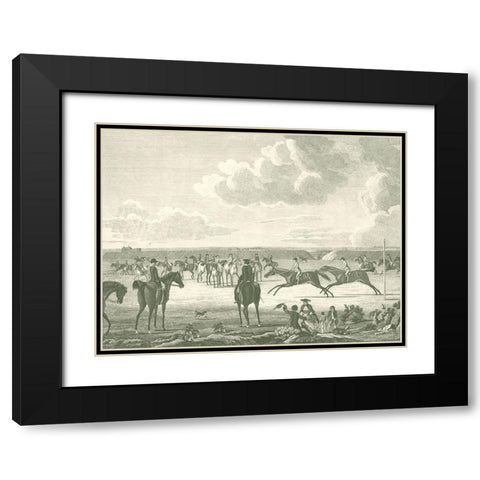 Equestrian Scenes IV Black Modern Wood Framed Art Print with Double Matting by Vision Studio