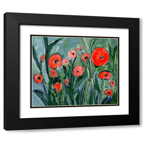 Oodles of Doodles III Black Modern Wood Framed Art Print with Double Matting by Daavettila, Tara
