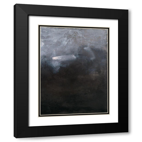 Industrial Contour II Black Modern Wood Framed Art Print with Double Matting by Guererra, Teodora