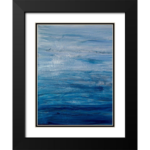 Going Nowhere I Black Modern Wood Framed Art Print with Double Matting by Guererra, Teodora
