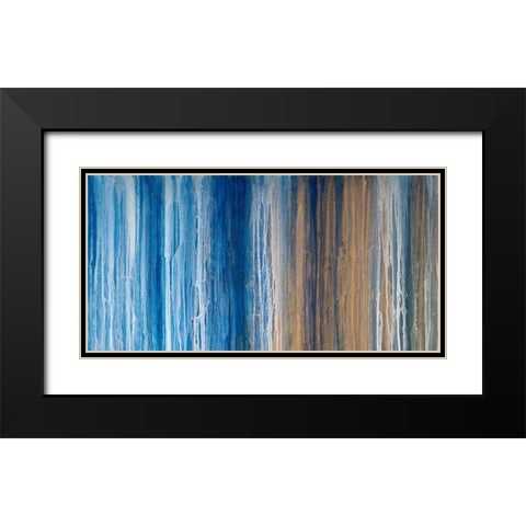 Endless I Black Modern Wood Framed Art Print with Double Matting by Guererra, Teodora