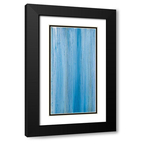 Blurred Thoughts II Black Modern Wood Framed Art Print with Double Matting by Guererra, Teodora
