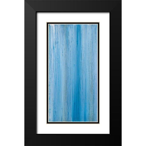Blurred Thoughts II Black Modern Wood Framed Art Print with Double Matting by Guererra, Teodora
