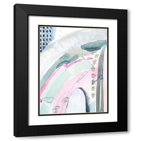 Tidal Wash II Black Modern Wood Framed Art Print with Double Matting by Popp, Grace