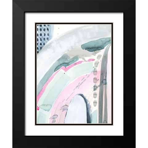 Tidal Wash II Black Modern Wood Framed Art Print with Double Matting by Popp, Grace