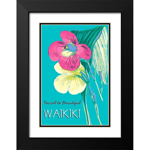 Getaway I Black Modern Wood Framed Art Print with Double Matting by Fagalde, Jarman