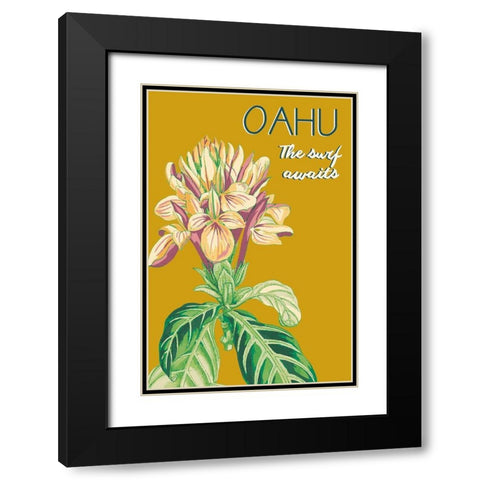 Getaway IV Black Modern Wood Framed Art Print with Double Matting by Fagalde, Jarman