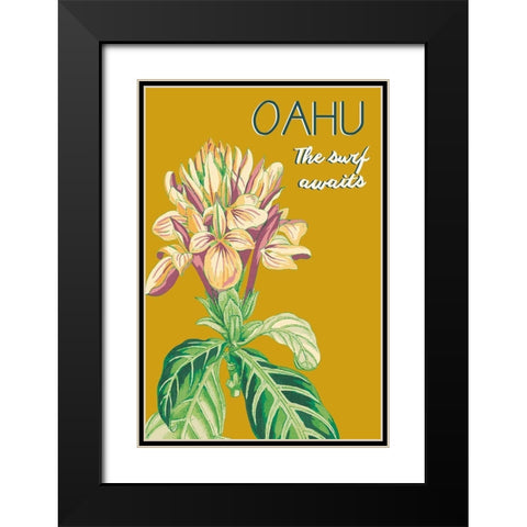 Getaway IV Black Modern Wood Framed Art Print with Double Matting by Fagalde, Jarman