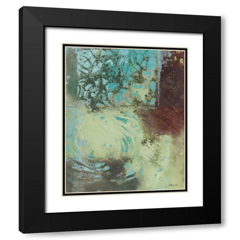 Poetry in Motion I Black Modern Wood Framed Art Print with Double Matting by Combs, Joyce