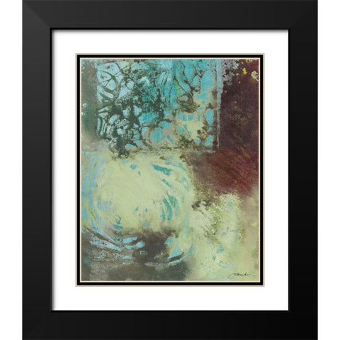 Poetry in Motion I Black Modern Wood Framed Art Print with Double Matting by Combs, Joyce