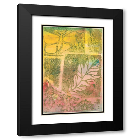 Antique Memories II Black Modern Wood Framed Art Print with Double Matting by Combs, Joyce