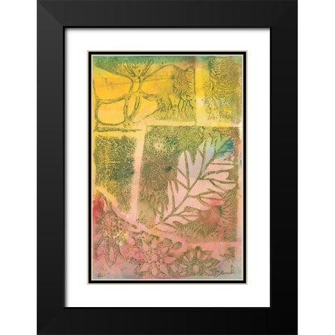 Antique Memories II Black Modern Wood Framed Art Print with Double Matting by Combs, Joyce