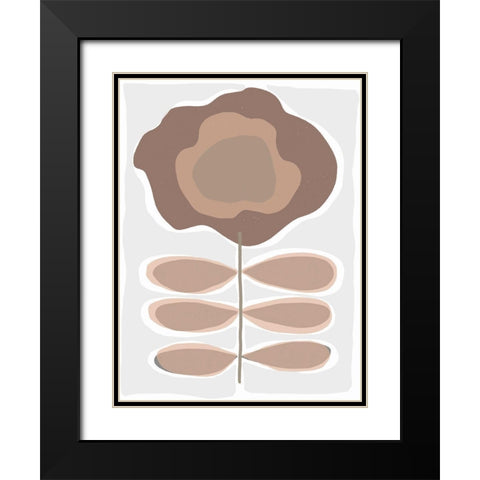Mod Quirk I Black Modern Wood Framed Art Print with Double Matting by Delamater, Rob