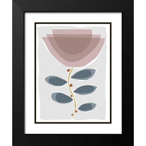 Mod Quirk II Black Modern Wood Framed Art Print with Double Matting by Delamater, Rob